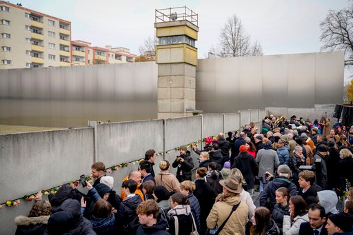Tens of Thousands Celebrate Fall of Berlin Wall 35 Years Ago With Concerts, Art Installations