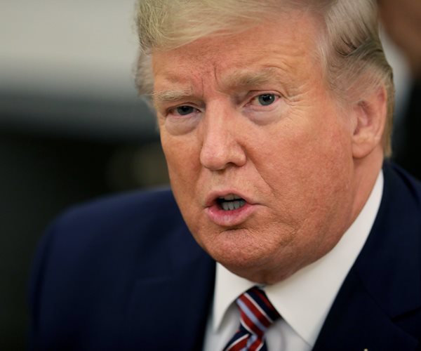 donald trump headshot facing slightly right