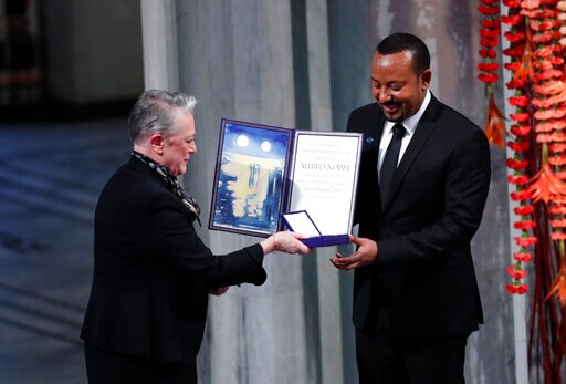 Nobel Winner Abiy Says 'hell' of war Fueled Desire for Peace