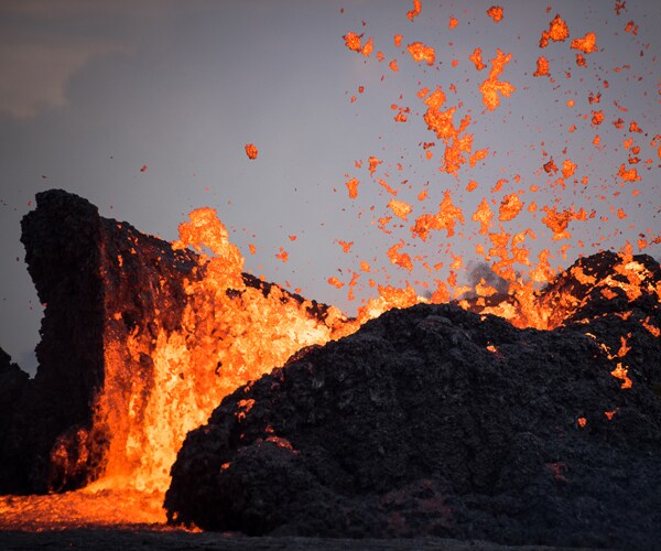 Kilauea Helicopter Evacuation Ready if Needed as New Lava Hits Ocean