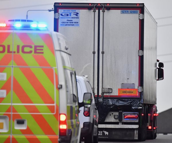 UK Police: Say 39 Dead in Truck All From China