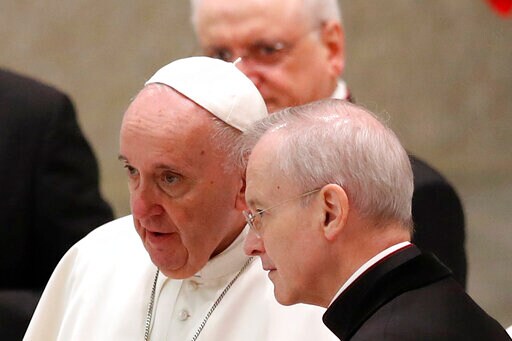 Maskless Pope Blames 'this Lady Called COVID' for Distance