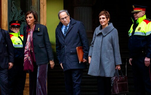 Catalan Chief on Trial over Display of Secessionist Symbols