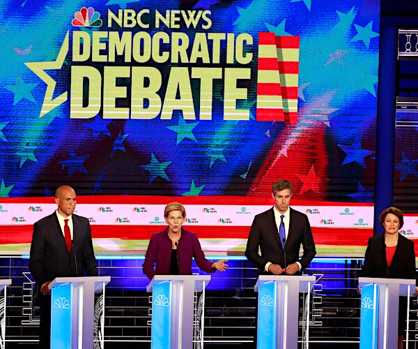 democratic primary candidates debate for the first time