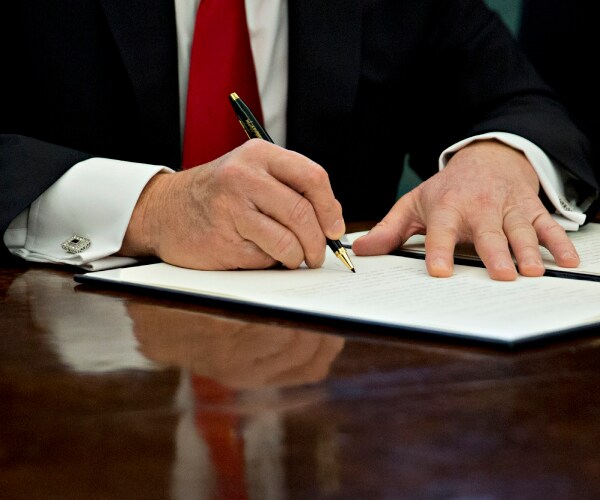 President Donald Trump signed an executive order on Thursday that seeks to expedite U.S. mining of t...