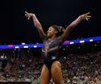 Biles Out of Vault and Uneven Bars; Beam and Floor Possible