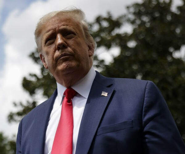 president donald trump is seen