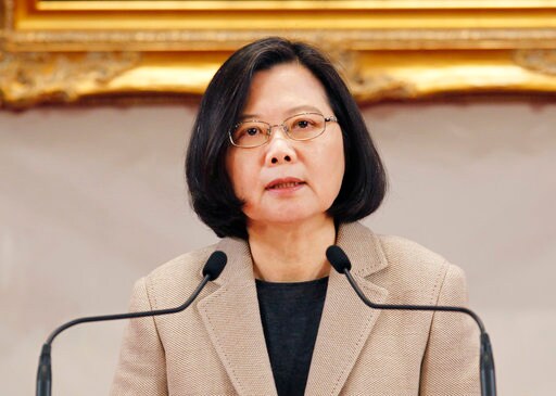 Taiwan's Tsai Says Taiwanese Want to Maintain Self-rule