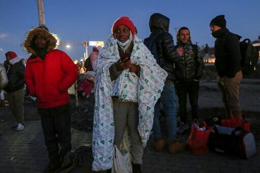 Many Non-Ukrainians Flee Ukraine, Their Fates Also Uncertain