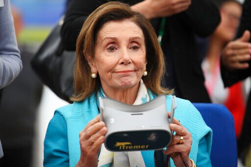 Pelosi Calms Allies, Talks Climate at G7 Meet  unlike Trump