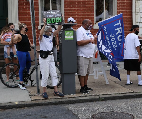 joe biden and donald trump supporters 