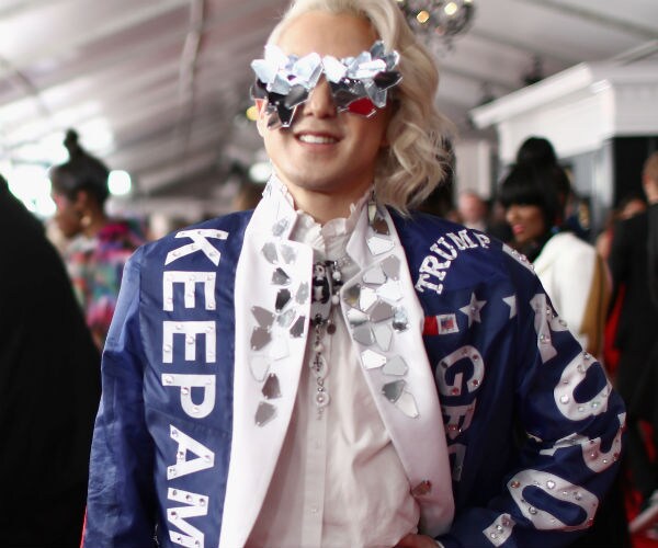 Pro-Trump Fashion at 2019 Grammys: From Border Wall Dress to 'Keep America Great' Jacket