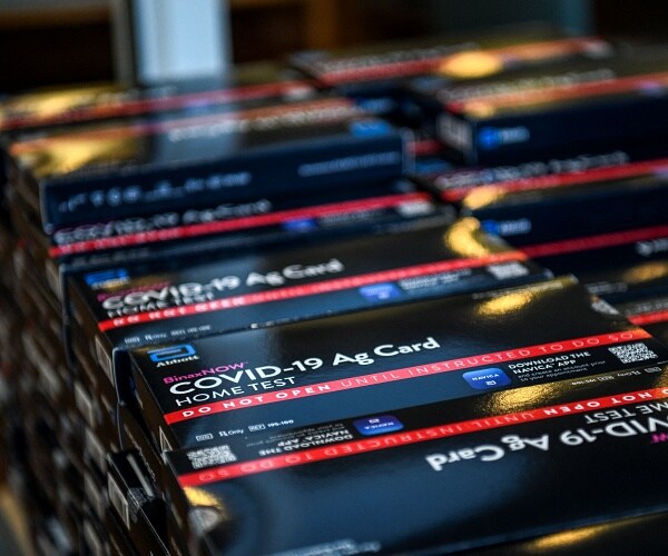 covid rapis test boxes