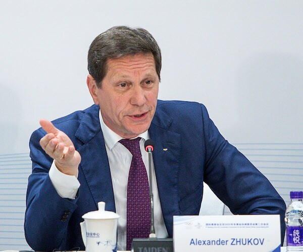 Alexander Zhukov, Russian Olympic Committee President, to Step Down