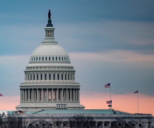 capitol building at sunset