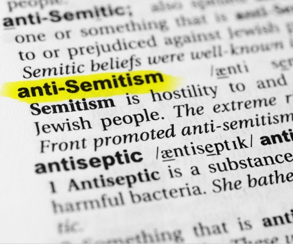 the word antisemitism defined in a dictionary