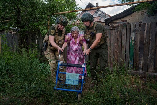 Russian Officials Report 5 Dead in a Drone Strike as a Russian Attack Hits an Apartment Block