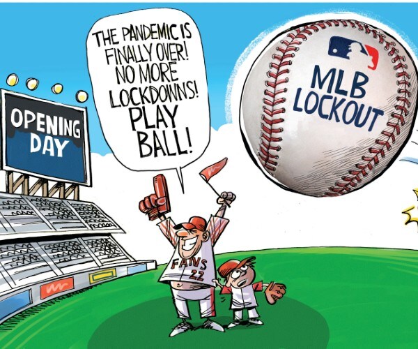 major league baseball strikes out 