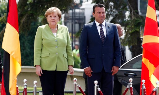 Merkel in Macedonia to Back 'yes' Vote on Referendum