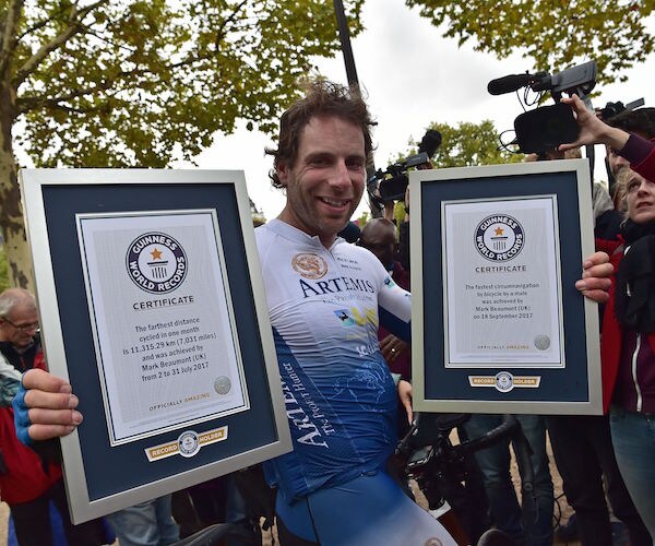 Mark Beaumont Breaks Around-the-World Cycling Record