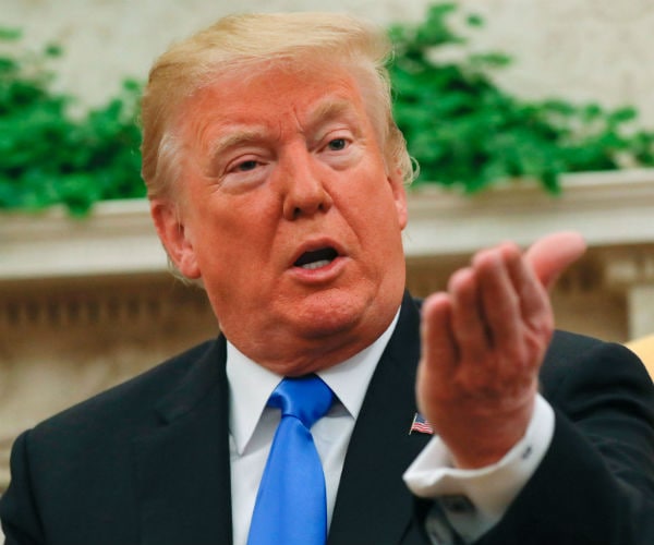 president donald trump in the oval office