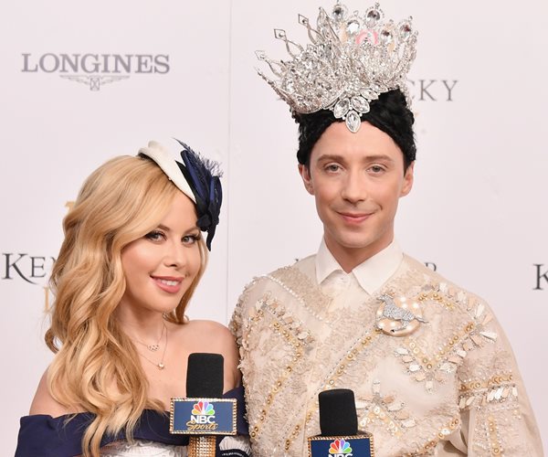 Tara Lipinski and Johnny Weir