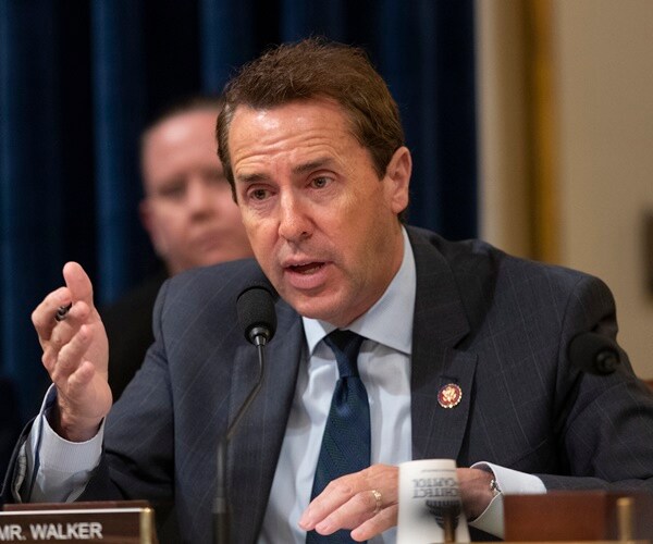 rep mark walker questions someone before his committee