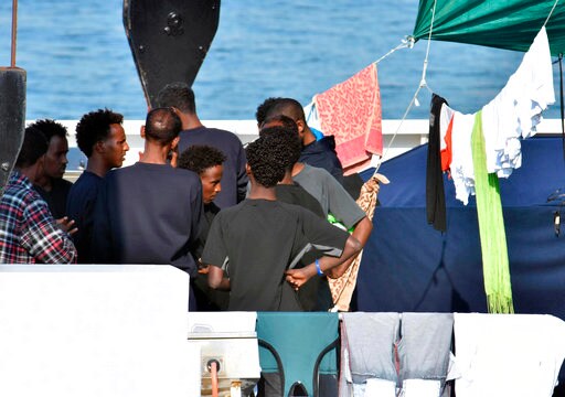 Migrants aboard Italian Coast Guard Ship Begin Hunger Strike