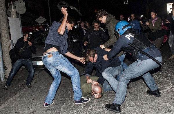 Italy Cancels Nazi War Criminal's Funeral as Clashes Erupt