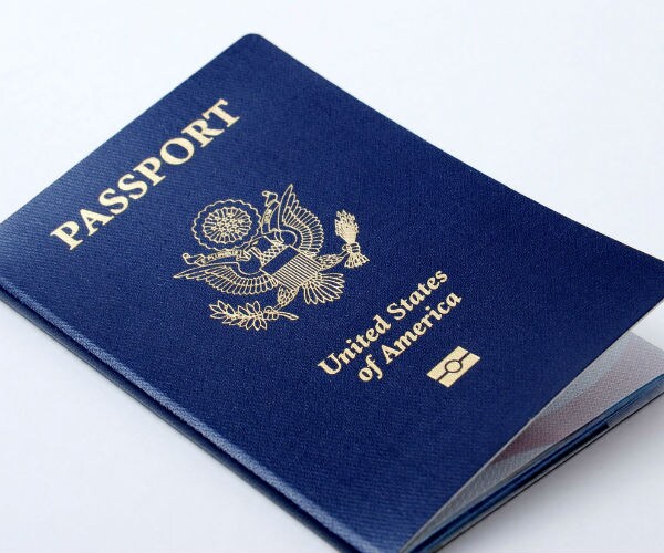 a us passport is shown