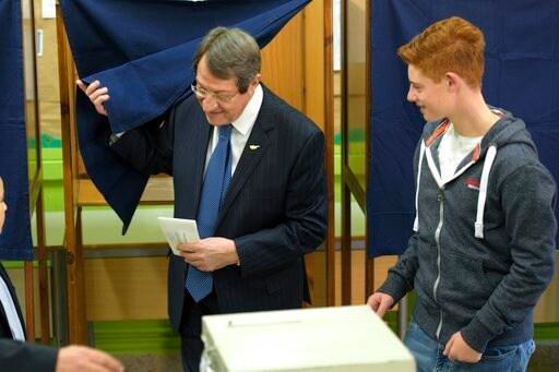 The Latest: Exit Poll Has Cyprus Presidential Race in Runoff