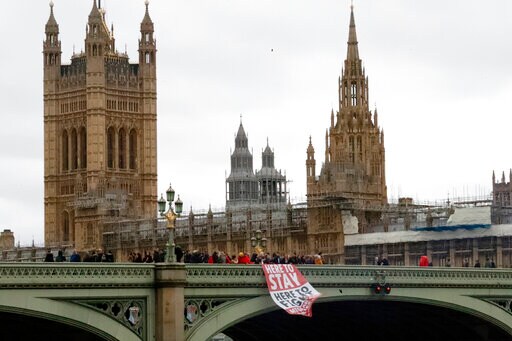 The Latest: EU Legislature Shrinks by 46 Members Post-Brexit