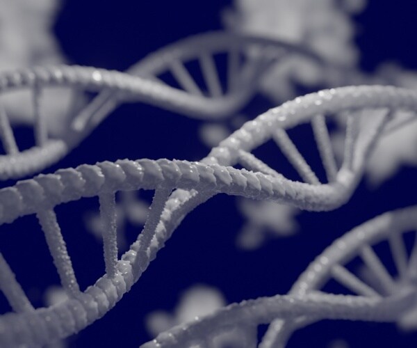 DNA, gene under microscope