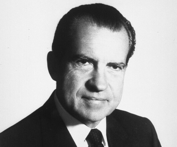 Portrait of 37th United States President Richard M. Nixon