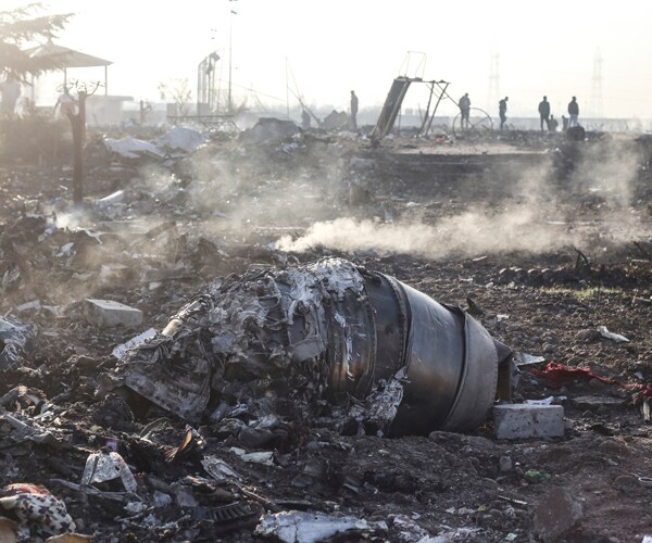 debris from a ukraine international airlines crash that killed all 176 people onboard