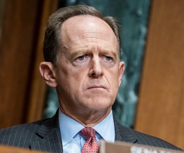 pat toomey sits in hearing