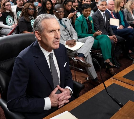 Senators Slam Starbucks' Schultz for 'Union Busting'