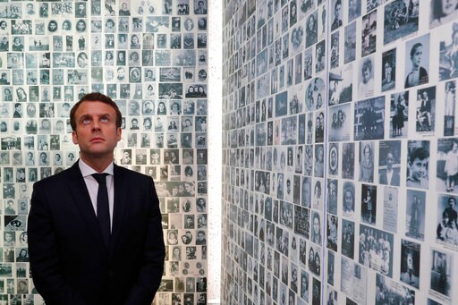 Macron Meets French Jewish Group amid Anti-Semitism Concerns