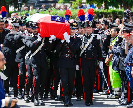 Italy Police Officer, Allegedly Slain by Americans, Mourned