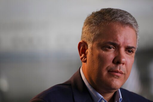 AP Interview: Colombian Leader Warns Venezuela