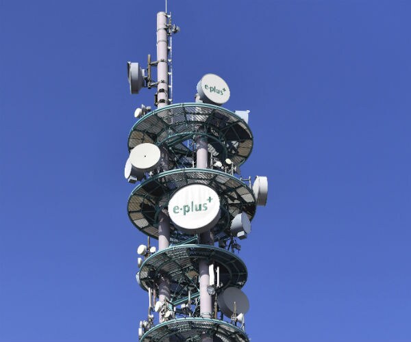 a cell phone tower is shown