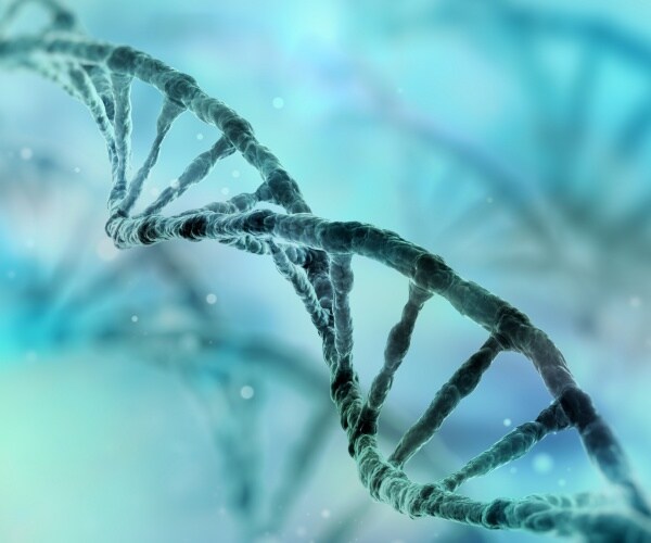 dna is shown close up