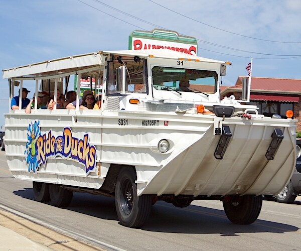 Start your Branson visit on Ride The Ducks on Branson Missouri's only Land and Lake Adventure