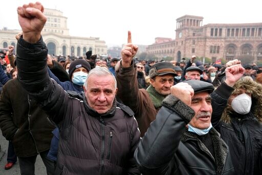 Thousands Protest in Armenia, Demand PM's Resignation