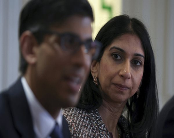 A Day after Britain's Prime Minister Fired Her, Suella Braverman Accuses Him of Being a Weak Leader