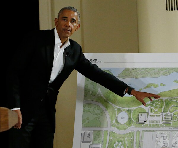 Obama Shows Off Plans for Chicago Presidential Center
