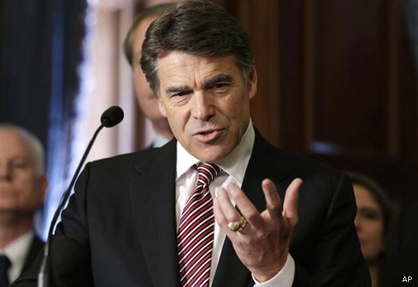 Rick Perry's Aggressive Business Campaign Irks Democrats