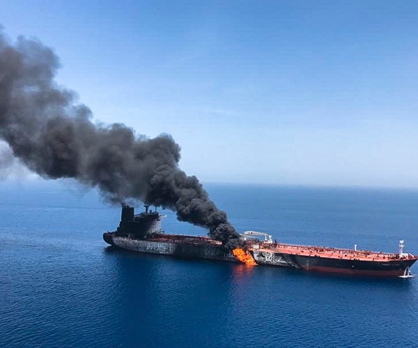 the japanese oil tanker suspected of being victim of Iran attack