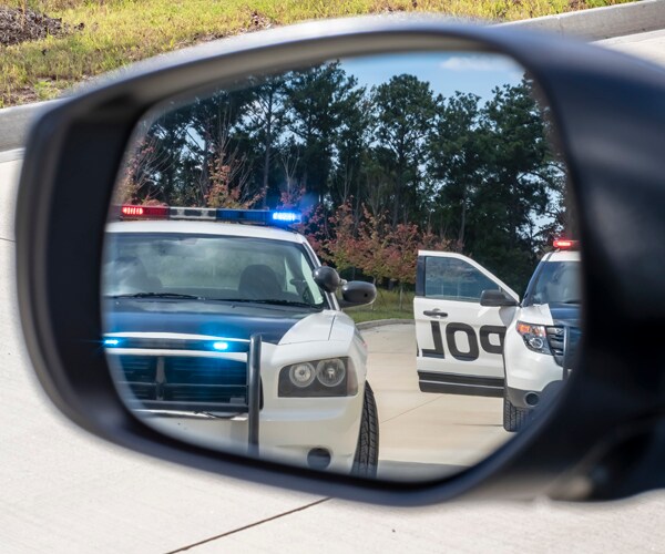police on a traffic stop