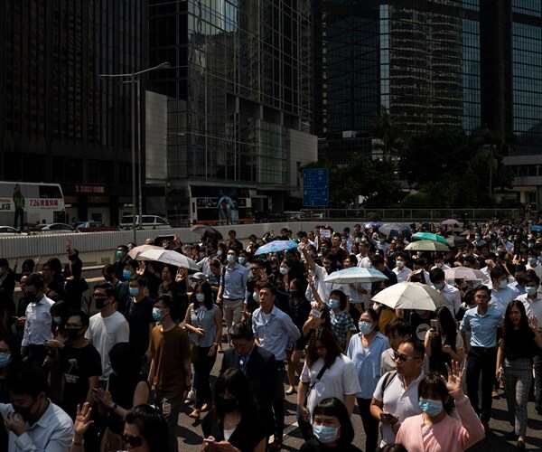 Hong Kong Activist Wong Arrested over Unauthorized Assembly